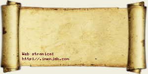 Nada Zafirović vizit kartica